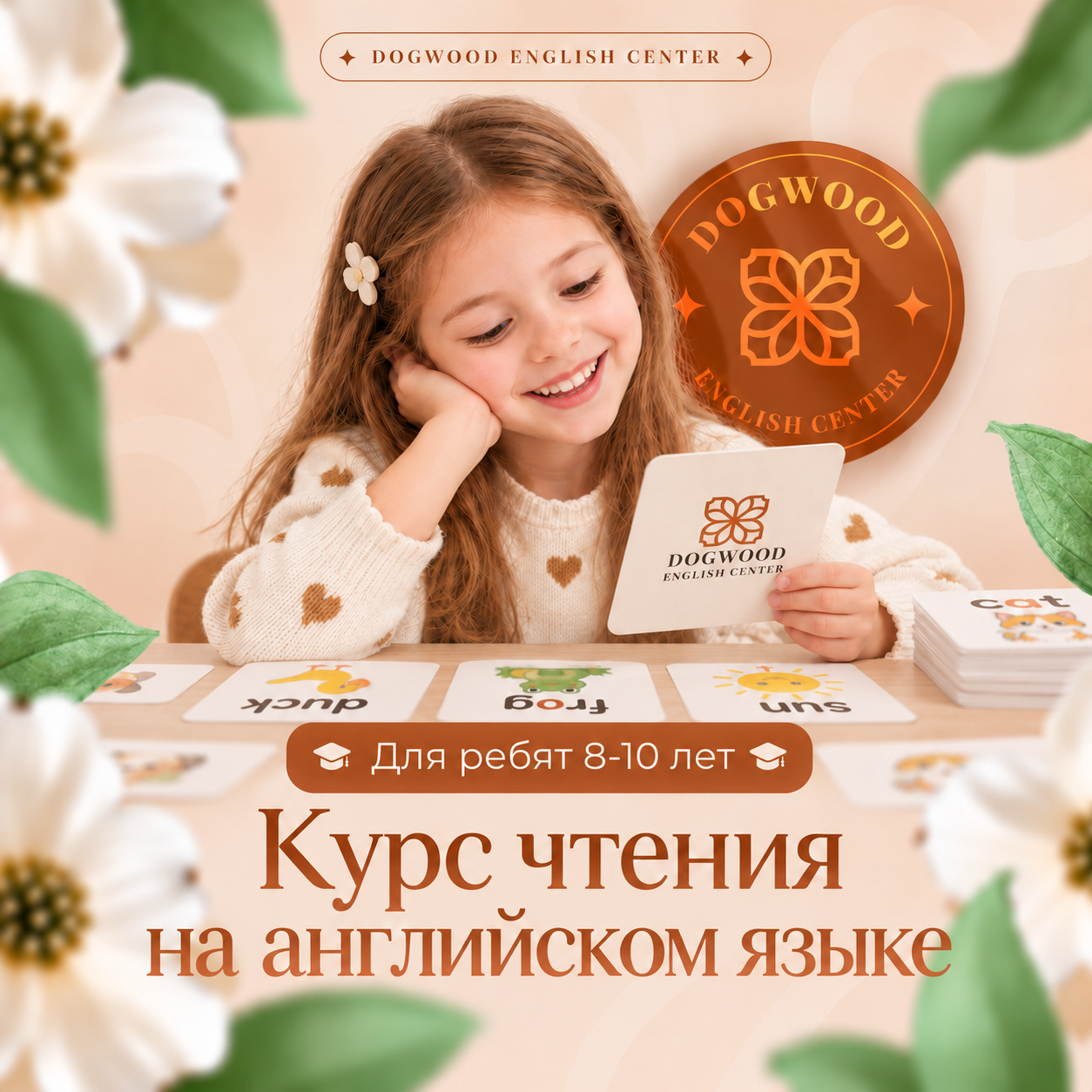Курс чтения на английском языке для ребят 8–10 лет